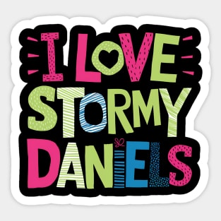 I Love Stormy Daniels Sticker